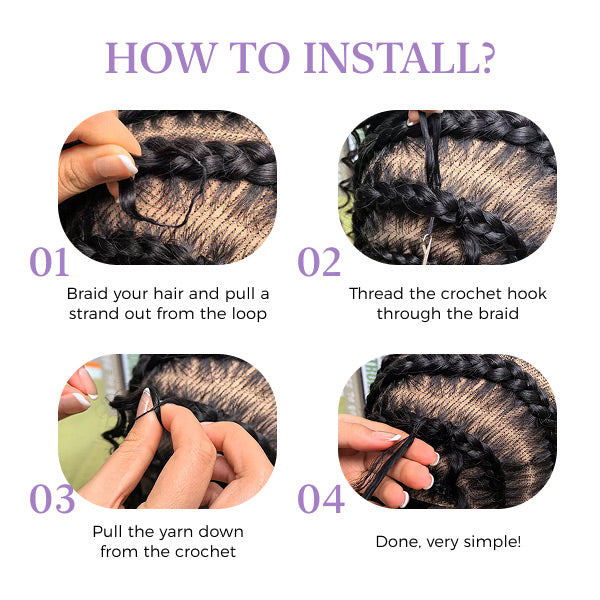 OQ HAIR Natural Flow Body Wave Crochet Human Hair Lightweight & Reusable Beginner Friendly Style
