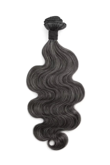 Natural Grey Hair Salt And Pepper Brazilian Hair Bundles