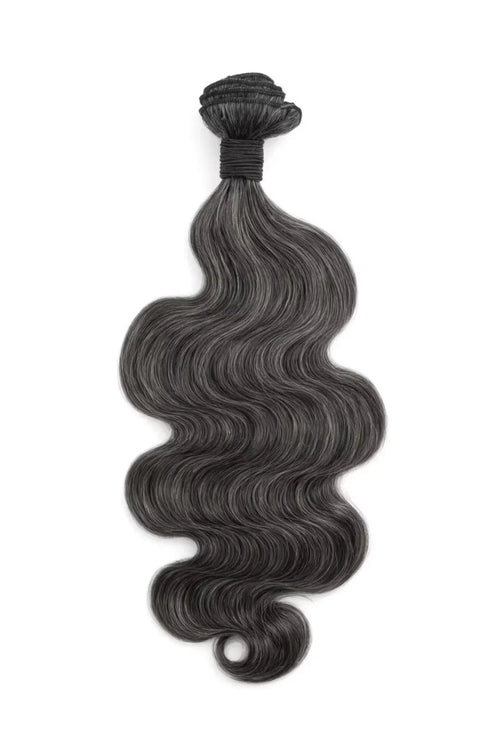 Natural Grey Hair Salt And Pepper Brazilian Hair Bundles