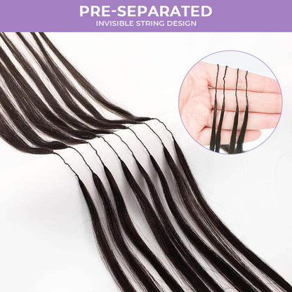 OQ HAIR Natural Flow Body Wave Crochet Human Hair Lightweight & Reusable Beginner Friendly Style