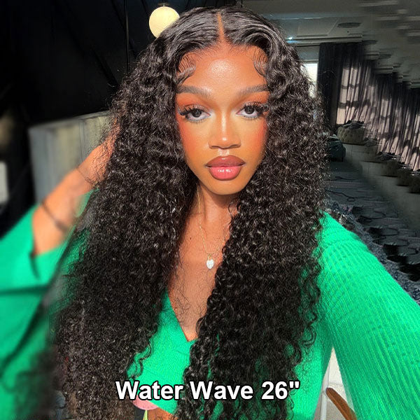 OQHAIR 100% Glueless Wear Go Wig Pre-cut Lace Undetectable 7x5 HD Lace Wigs Preplucked with Natural Hairline Bleached Knots Human Hair Wigs