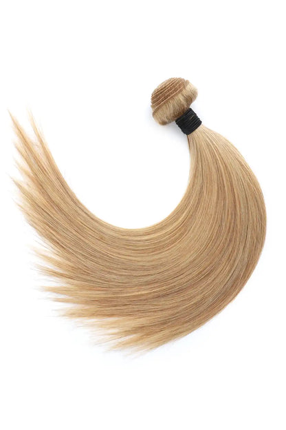 #27 Honey Blonde Brazilian Hair Bundles Sew in Extensions Straight