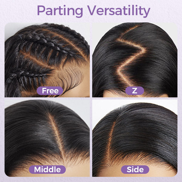 OQHAIR Made of 100% Unprocessed Brazilian Human Virgin Hair Straight Wig 13x4 13x6 Virgin Human Hair Lace Front Wigs Preplucked HD Wigs