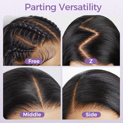 OQHAIR Made of 100% Unprocessed Brazilian Human Virgin Hair Straight Wig 13x4 13x6 Virgin Human Hair Lace Front Wigs Preplucked HD Wigs