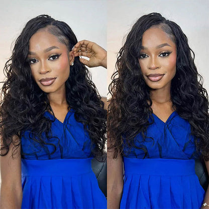 OQ HAIR Natural Flow Body Wave Crochet Human Hair Lightweight & Reusable Beginner Friendly Style