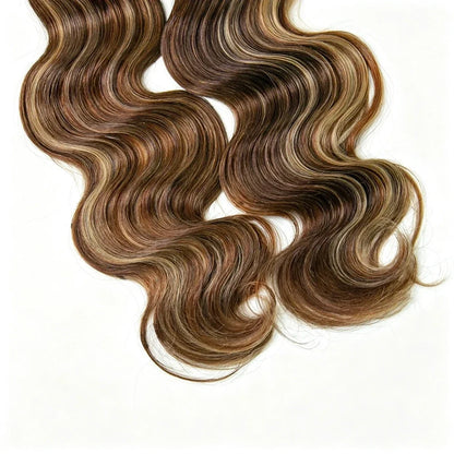 #4/#27/#30 Mix Color Blend Body Wave Bulk Human Braiding Hair