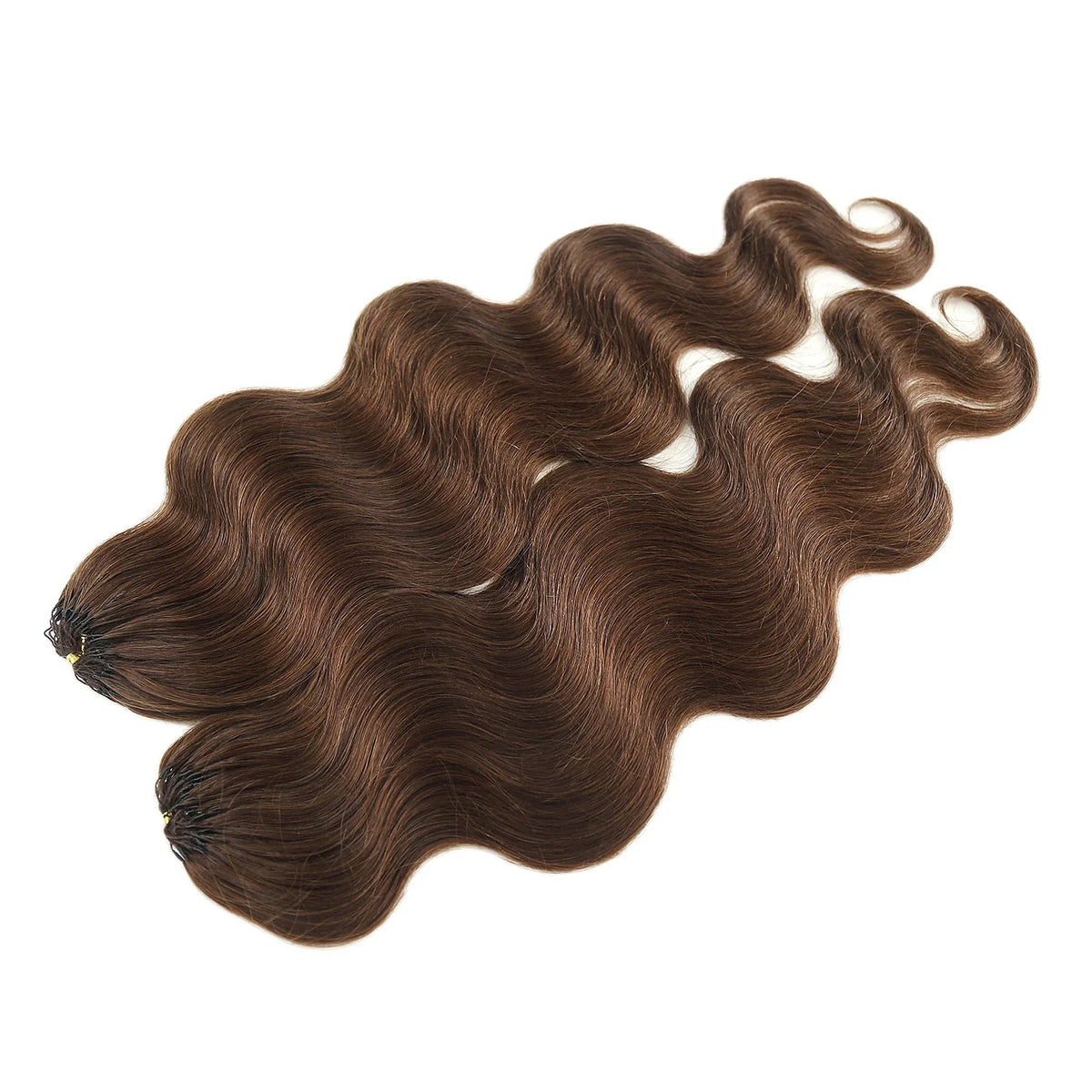#4 Medium Brown Body Wave Human Crochet Hair