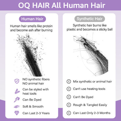 OQ HAIR 99J Burgundy Burmese Curly Crochet Human Hair Micro Ring Loop Better Scalp Airflow
