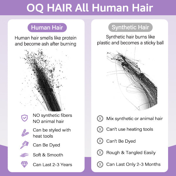 OQ HAIR Natural Flow Body Wave Crochet Human Hair Lightweight & Reusable Beginner Friendly Style