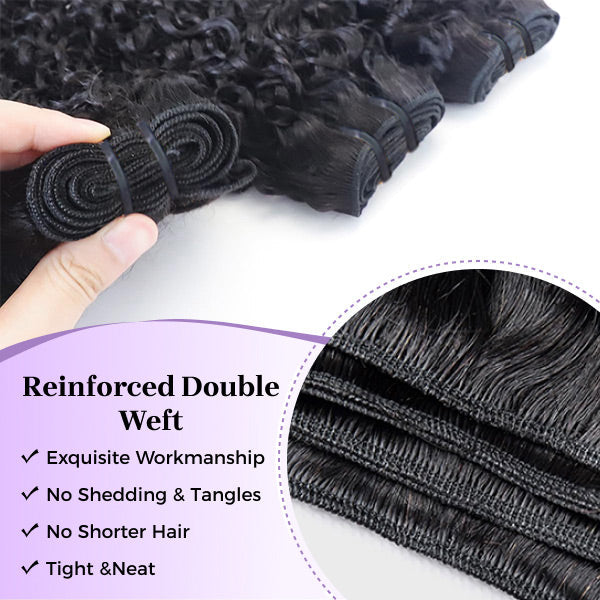 Burmese Curly Unprocessed Virgin Human Hair Bundles 1/3/4 Pcs