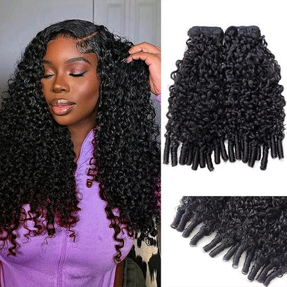 Burmese Curly Unprocessed Virgin Human Hair Bundles 1/3/4 Pcs