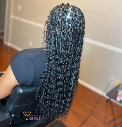 Double Drawn Burmese Spanish Curl Human Braiding Hair