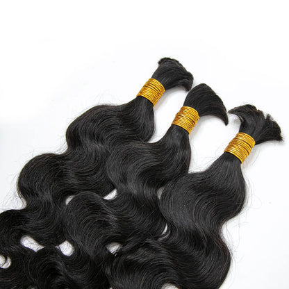 Body Wave Bulk Hair Extensions for Braiding