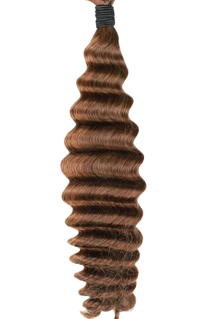 Bulk Hair Piano Color #4/#30 Deep Wave for Braiding BU29