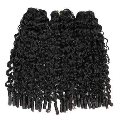 Ywigs Burmese Water Curly Human Crochet Hair