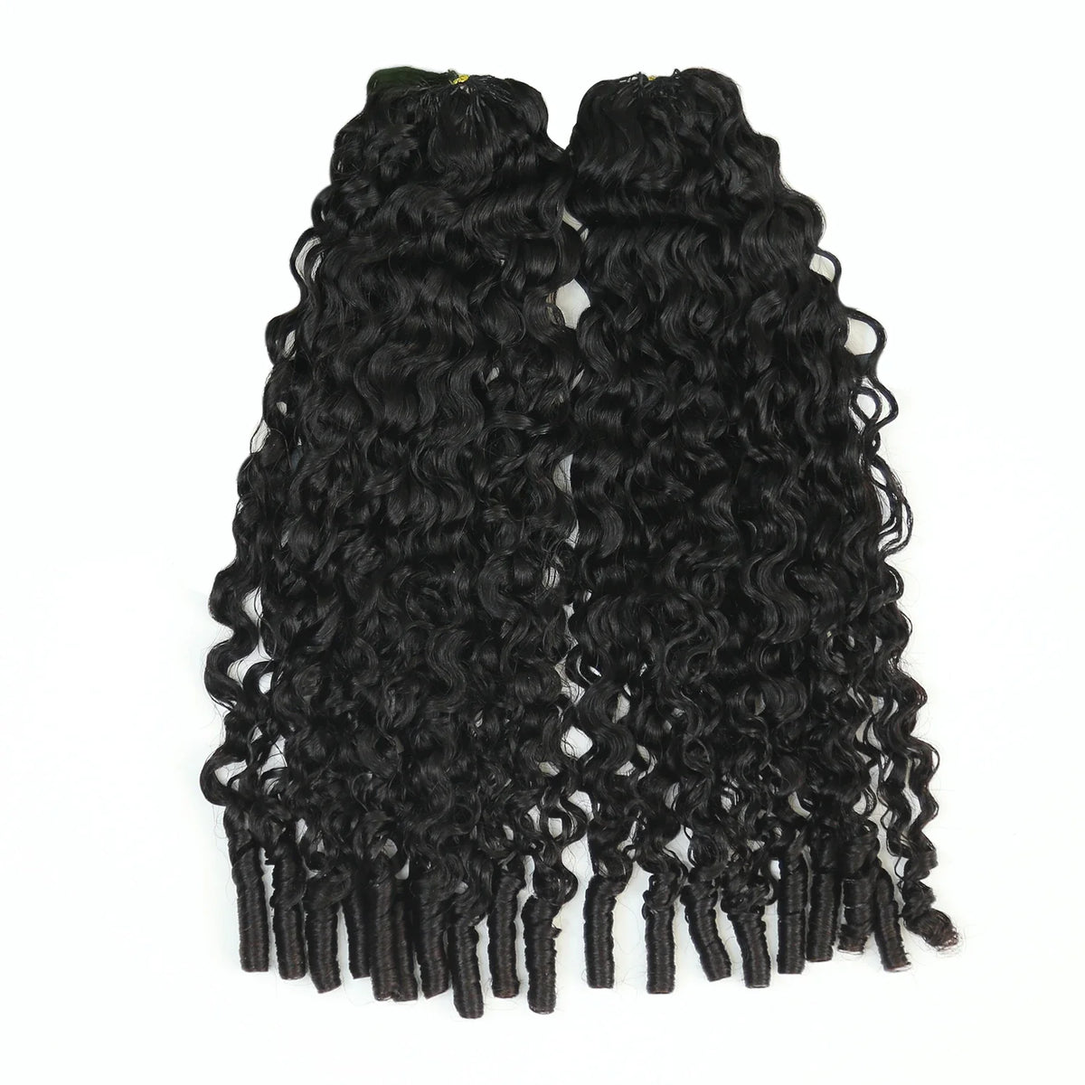 Ywigs Burmese Water Curly Human Crochet Hair