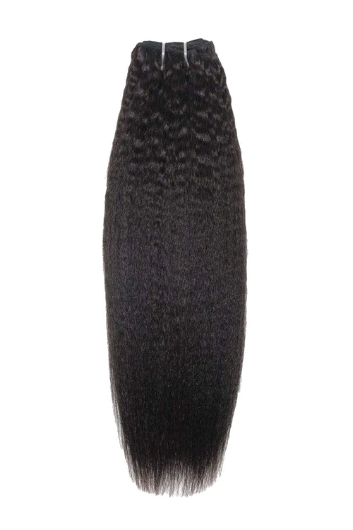 Cambodia Virgin Hair Bundles Sew in Extensions Kinky Straight