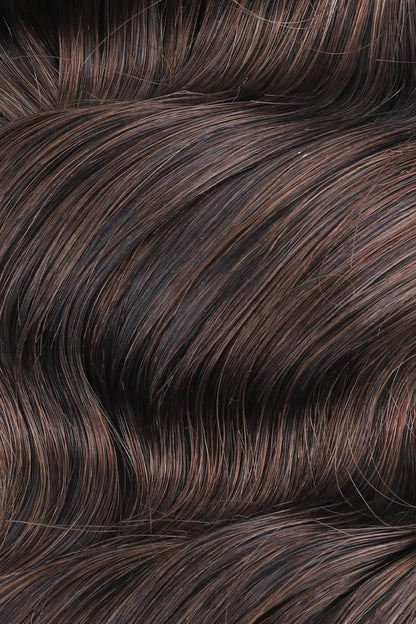 Double Drawn Dark Brown Loose Wave Bulk Hair For Braiding BU63