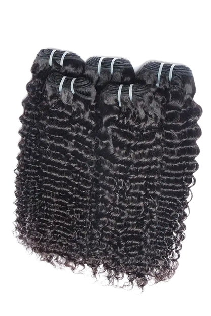 Cambodia Virgin Hair Bundles Sew in Extensions Deep Wave