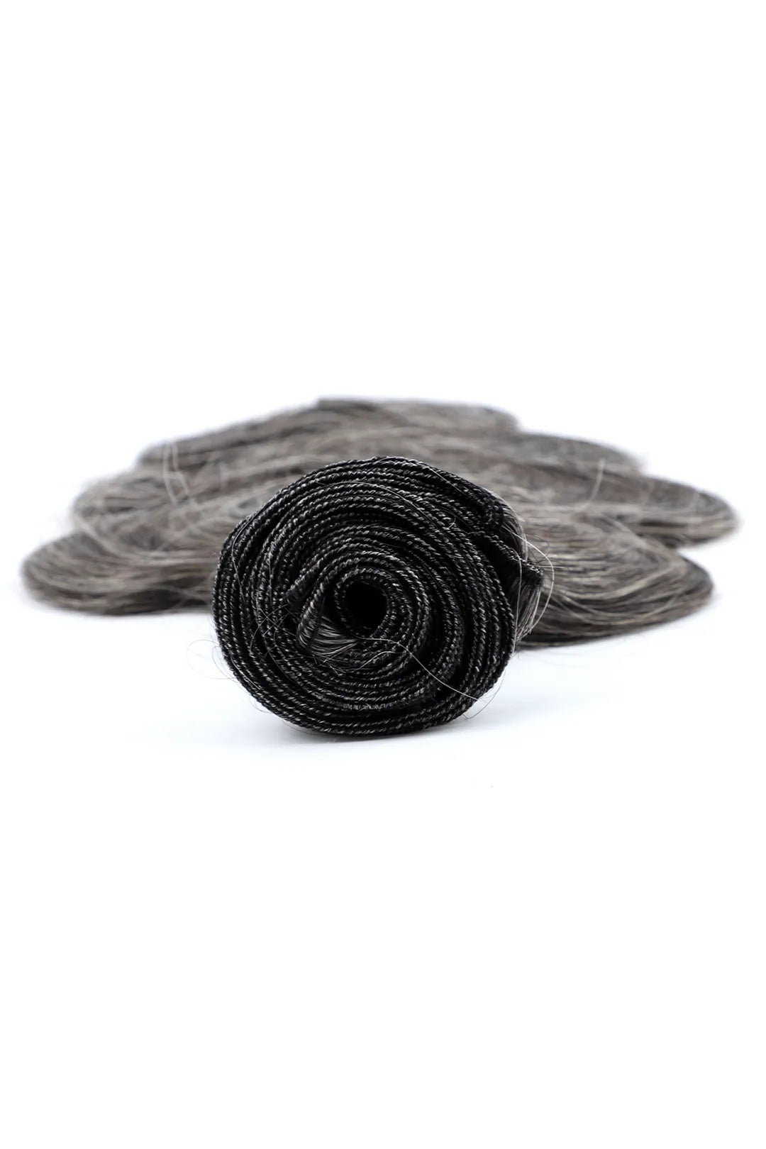 Natural Grey Hair Salt And Pepper Brazilian Hair Bundles