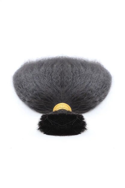 Kinky Straight Bulk Hair For Braiding Natural Black BU10