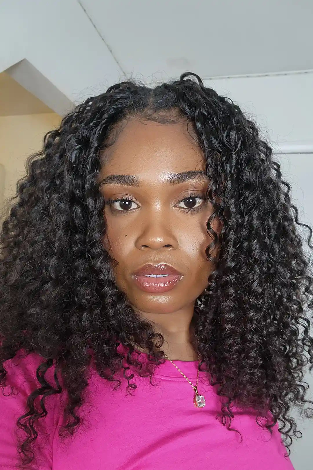 Double Drawn Feather Crochet Hair Water Wave Human Hair FE23