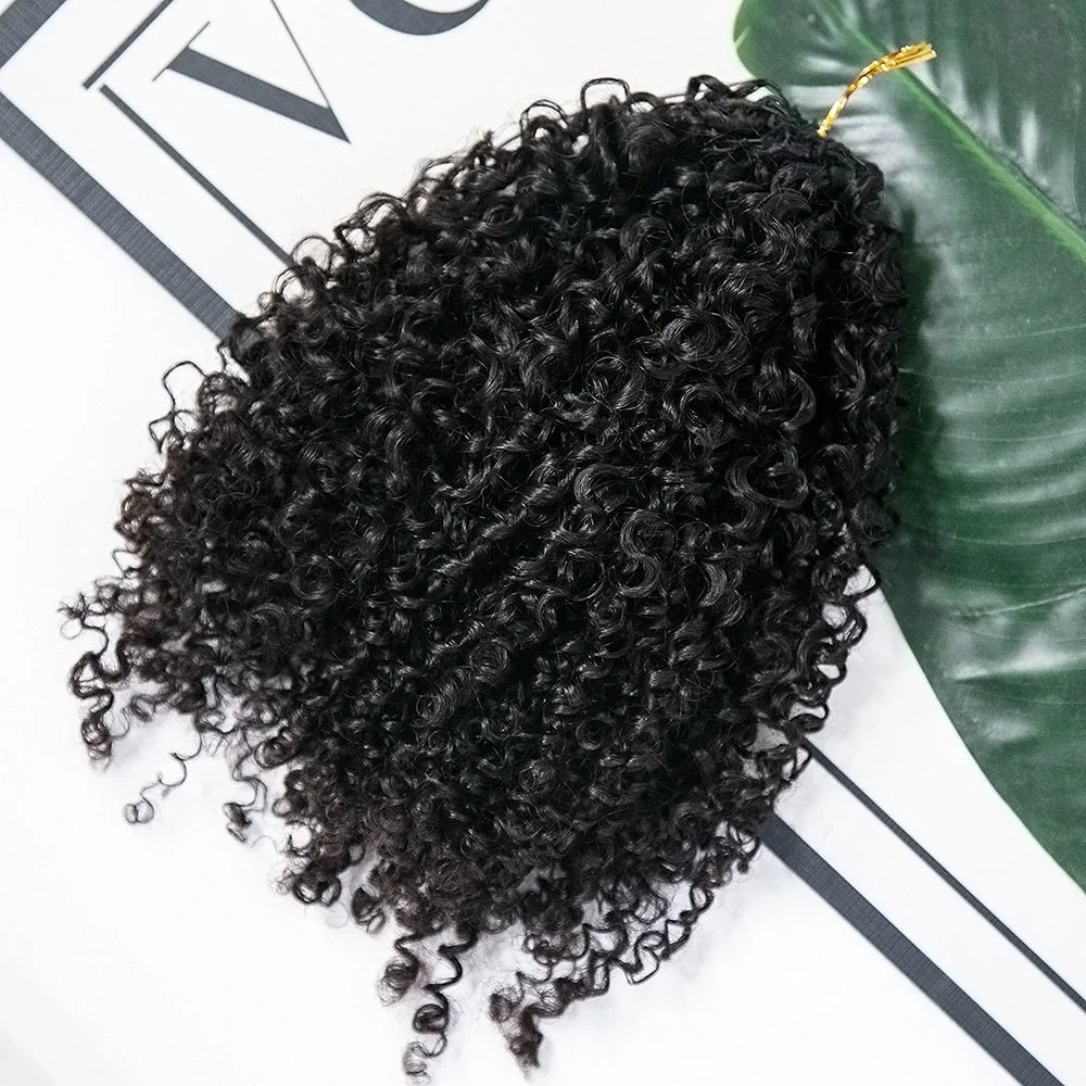 Multi-Textured Kinky Curly Crochet Hair