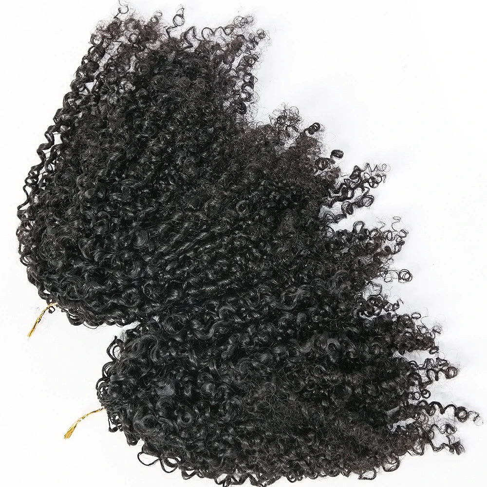 Multi-Textured Kinky Curly Crochet Hair