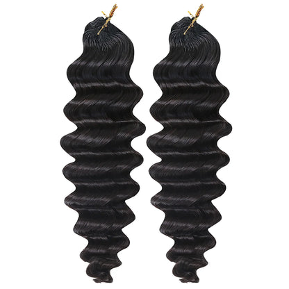Ywigs Loose Deep Wave Human Crochet Hair for Miracle Knots