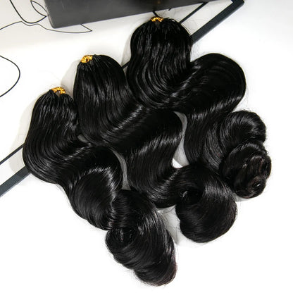 Loose Wave Human Crochet Hair for Low Maintenance Miracle Knots
