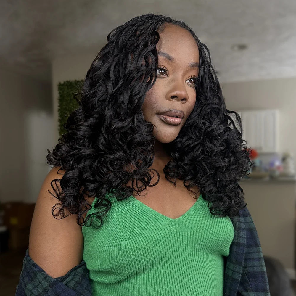 Loose Wave Human Crochet Hair for Low Maintenance Miracle Knots