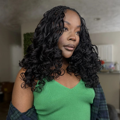 Loose Wave Human Crochet Hair for Low Maintenance Miracle Knots