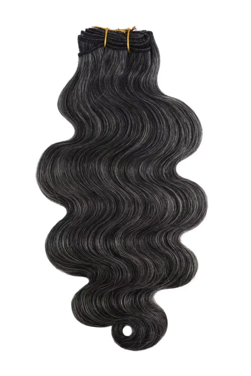Natural Grey Hair Salt And Pepper Cambodia Virgin Human Hair Bundles