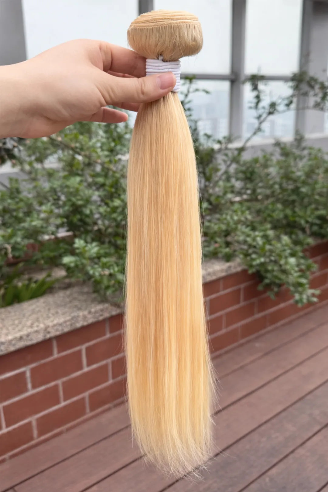 613 Blonde Bundles Sew-in Extensions Straight Virgin Hair