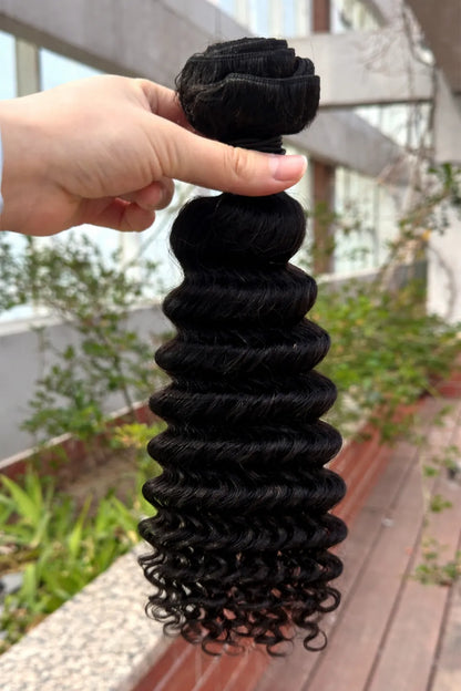 Brazilian Hair Bundles Sew in Extensions Deep Wave