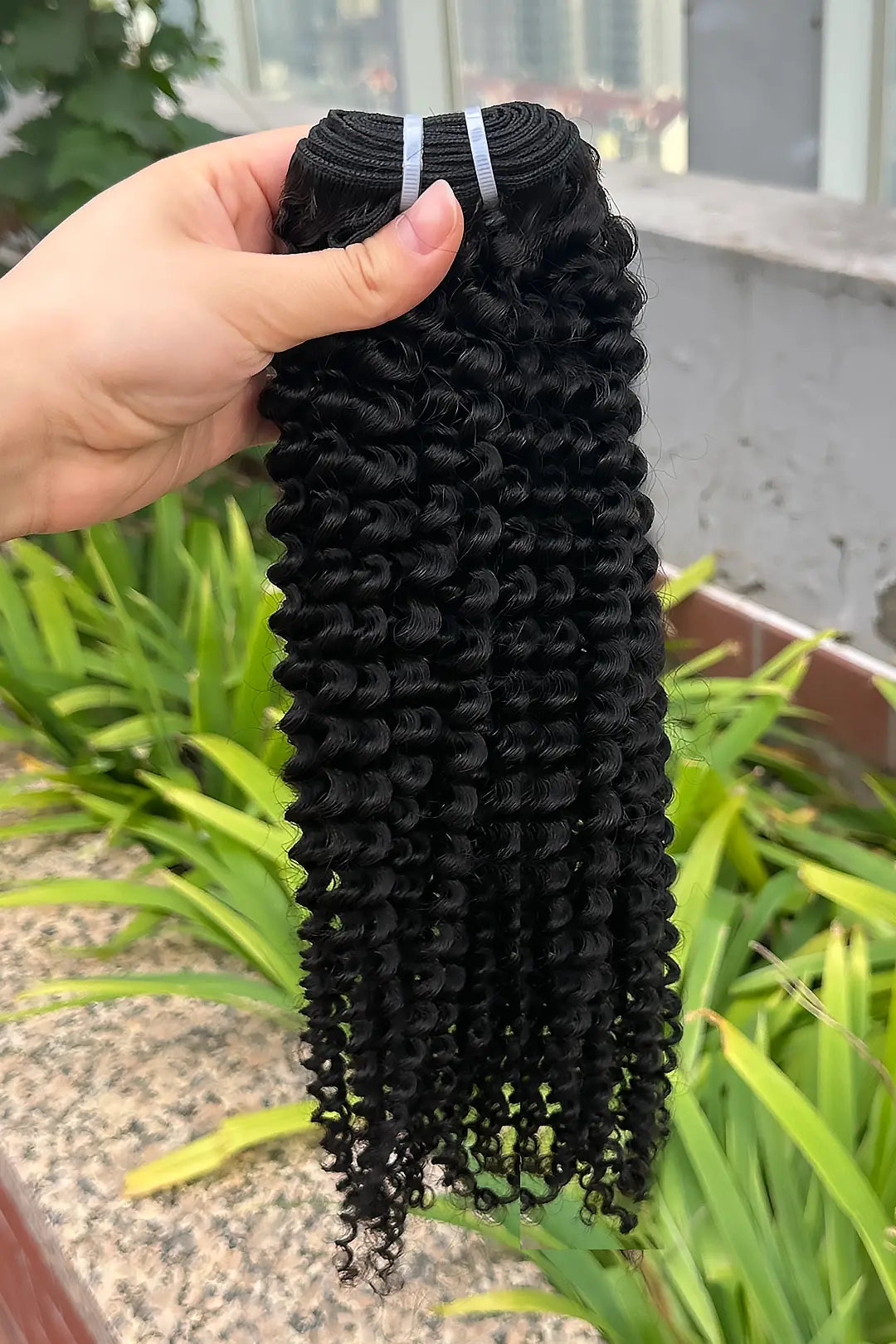 Cambodia Virgin Hair Bundles Sew in Extensions Kinky Curly