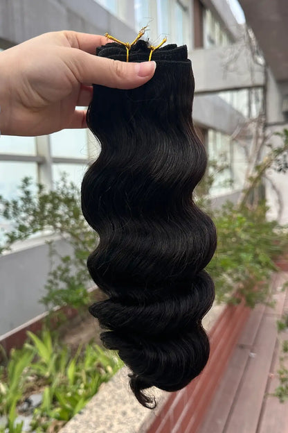 Cambodia Virgin Hair Bundles Sew in Extensions Loose Wave