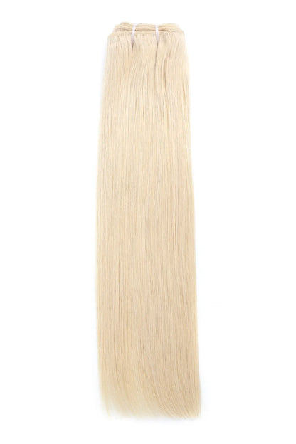 Platinum Blonde Bundles #60A Sew-in Extensions Straight Virgin Hair