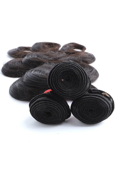 Indian Raw Hair Bundle Body Wave Natural Color