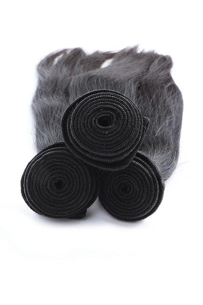 Indian Raw Hair Bundle Straight Natural Color