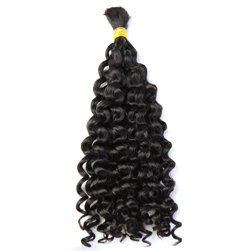 Water Wave Bulk Hair Extensions for Boho Knotless Braiding