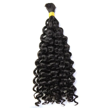 Water Wave Bulk Hair Extensions for Boho Knotless Braiding