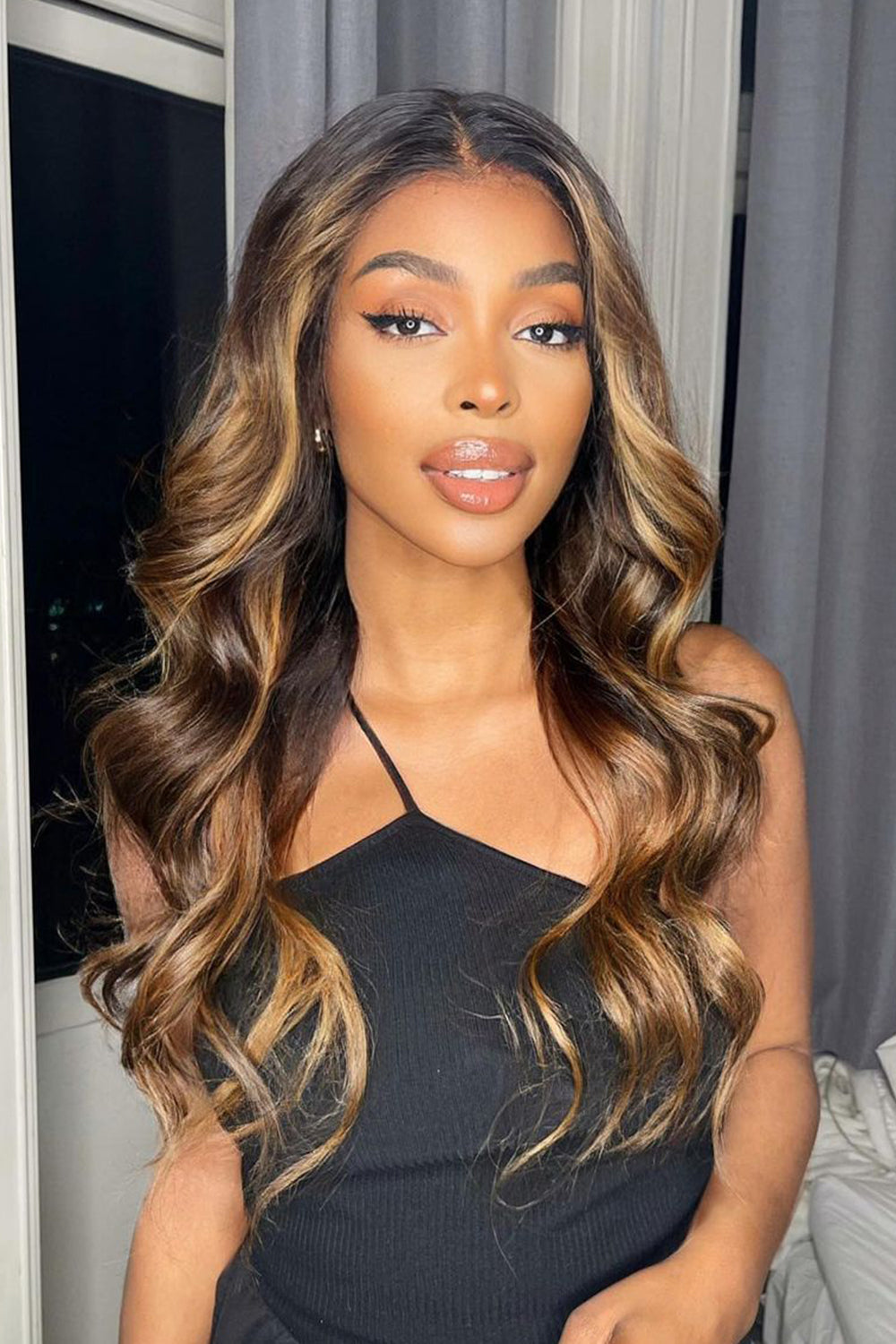 #D4/27 Mix Color Blend Loose Deep Wave Human Crochet Hair