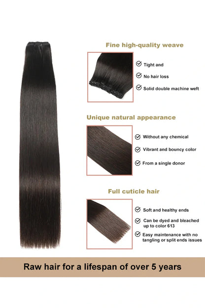 Cambodia Virgin Hair Bundles Sew in Extensions Straight
