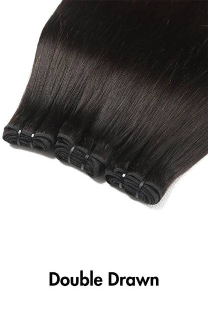 Cambodia Virgin Hair Bundles Sew in Extensions Straight