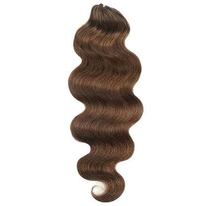 #4 Medium Brown Body Wave Human Crochet Hair