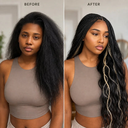 Body Wave Bulk Hair Extensions for Braiding