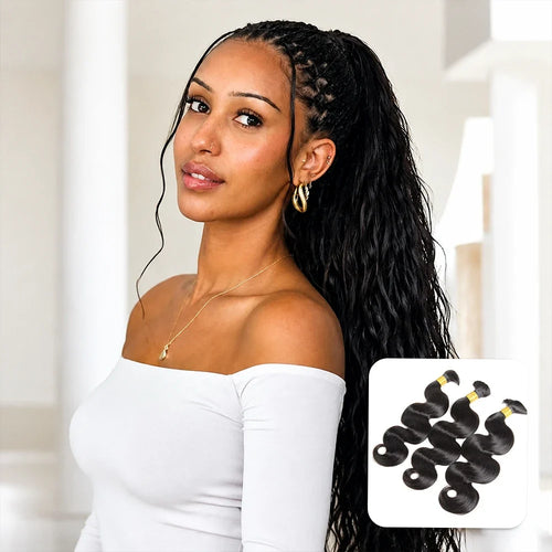 Body Wave Bulk Hair Extensions for Braiding