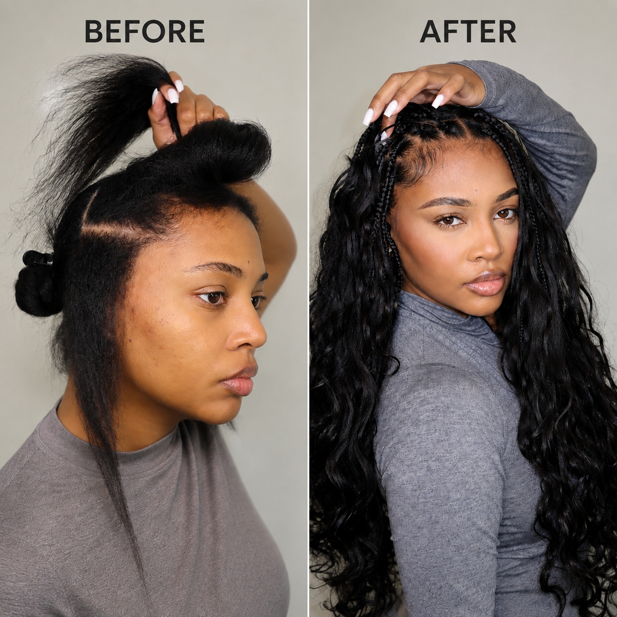 Body Wave Crochet Hair for Brushable Miracle Knots