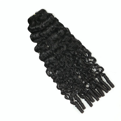 Ywigs Burmese Water Curly Human Crochet Hair